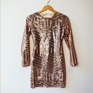 Rose Gold Dress.    *B